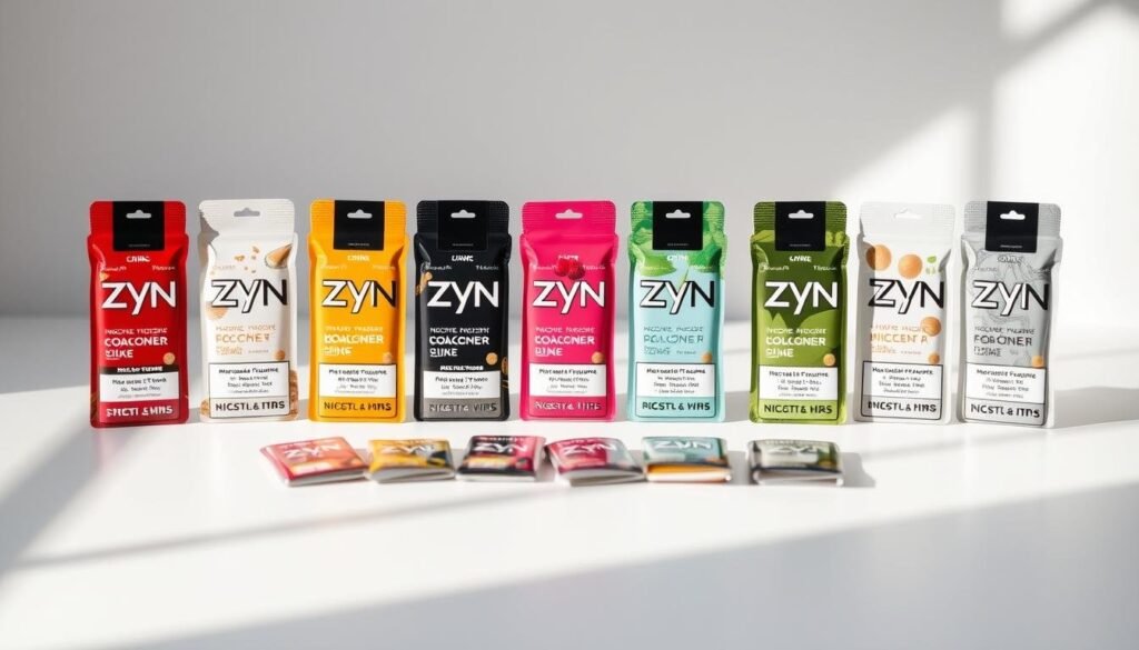 Zyn nicotine pouches varieties